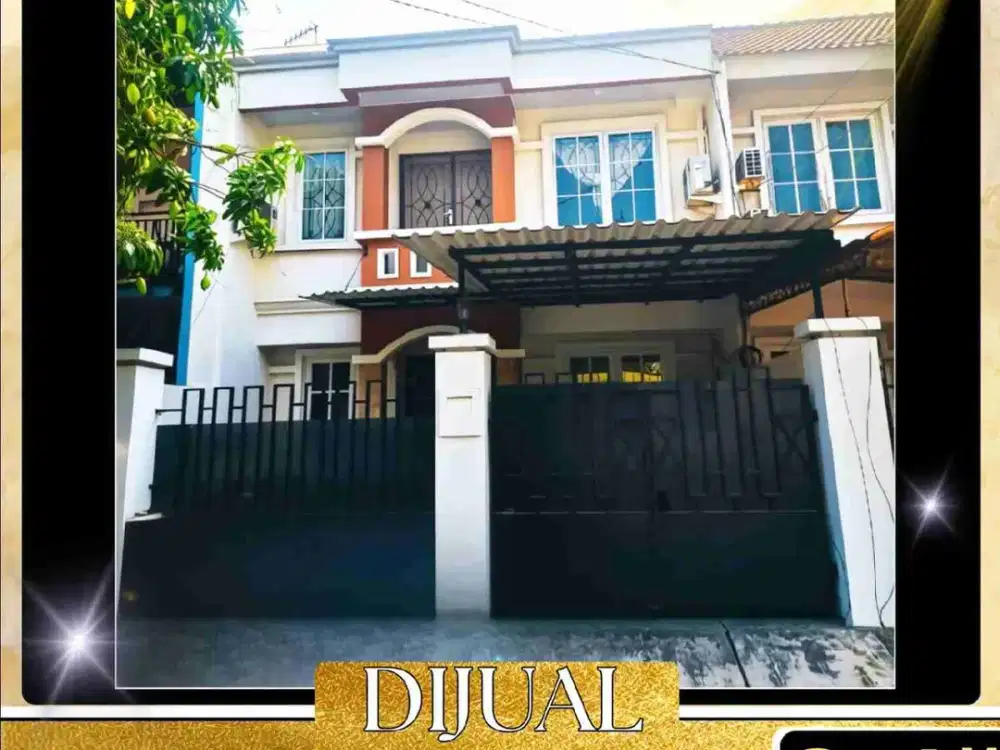 DIJUAL RUMAH 2 LANTAI LUAS TANAH 105 M²  DI PERUMAHAN DAAN MOGOT BARU JAKARTA BARAT