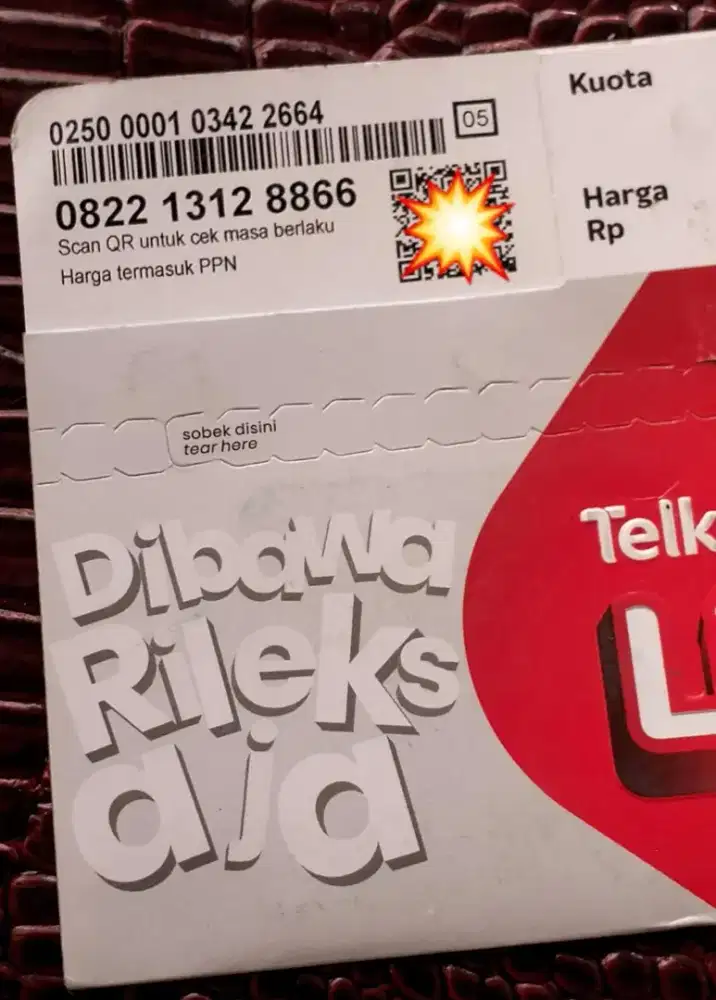 KARTU 11 DIGIT TELKOMSEL KUOTA 3 GB.