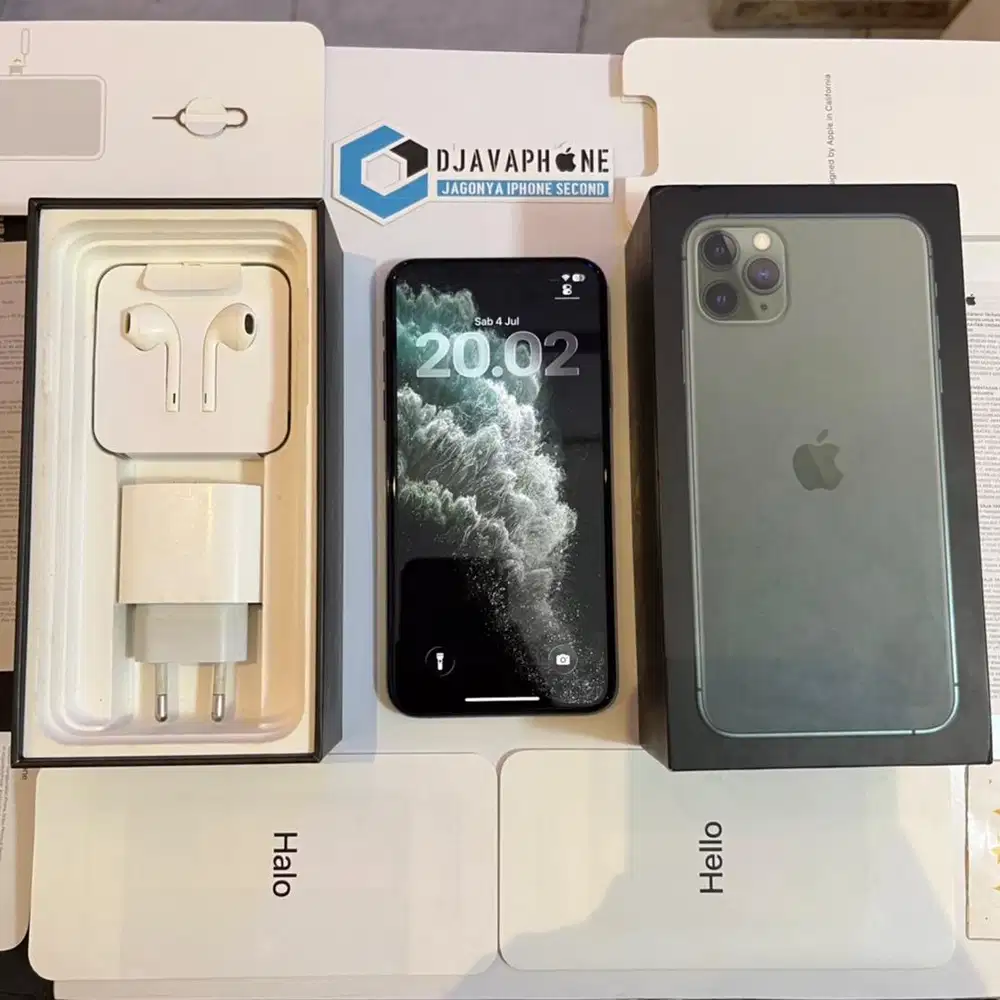 iPhone 11 Pro Max Midnight Green 512GB Ex iBox Resmi