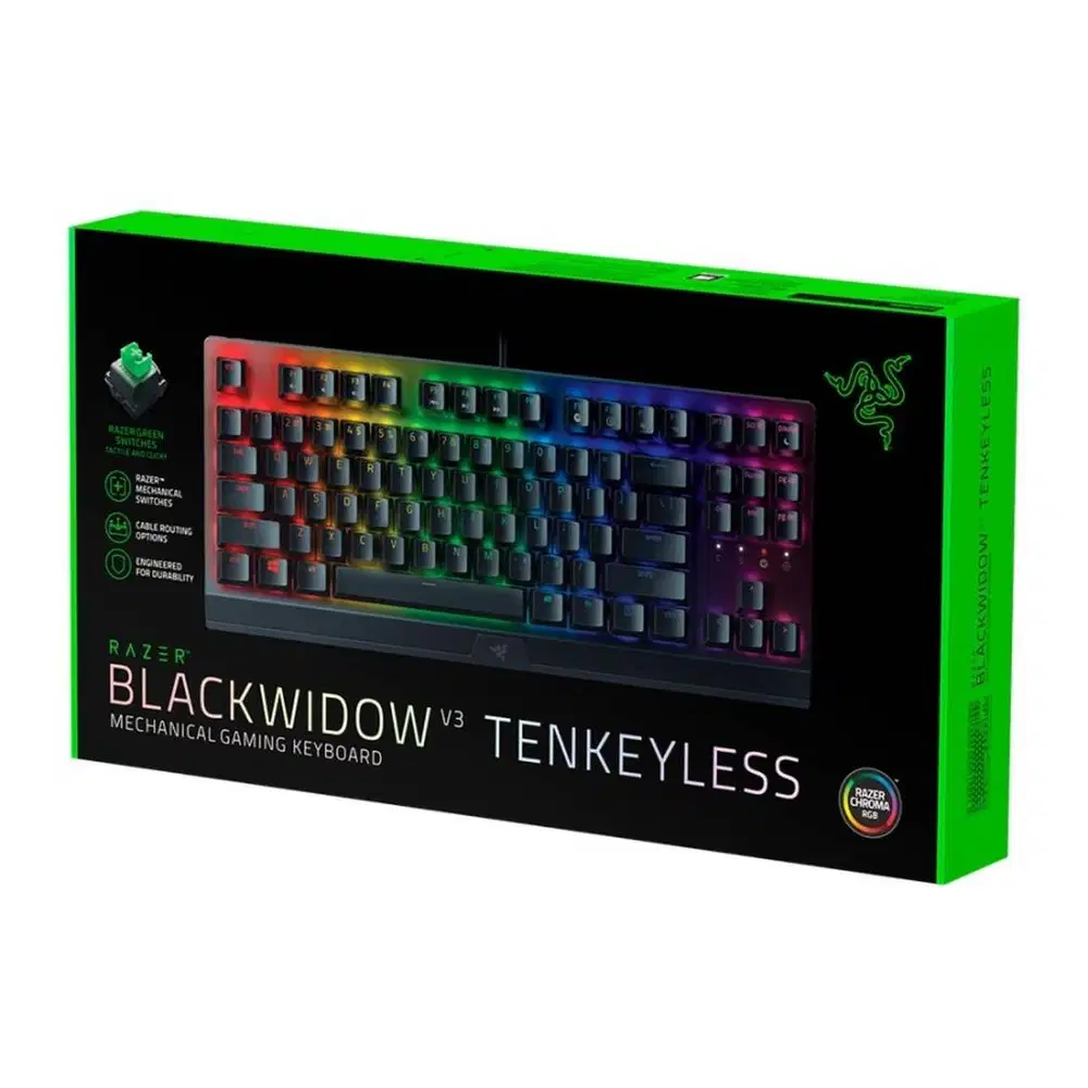 Razer Blackwidow V3 Tenkeyless TKL Mechanical Gaming Keyboard - Green