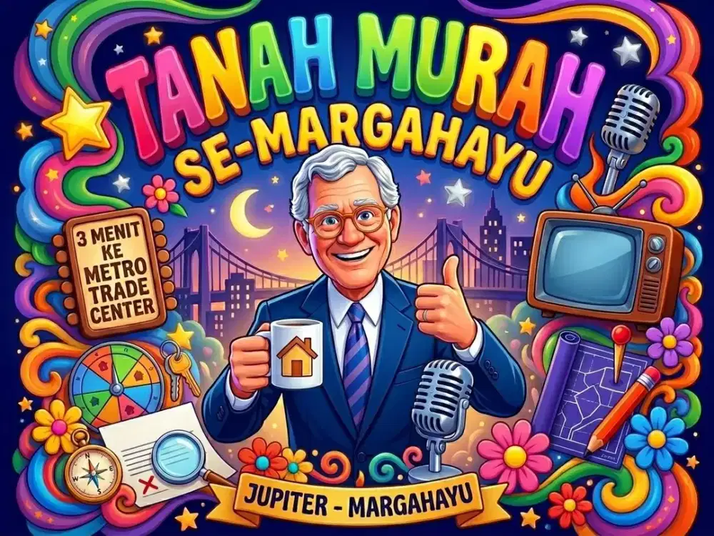 JUAL TANAH DI MARGAHAYU RAYA, BUAH BATU, BANDUNG KOTA.