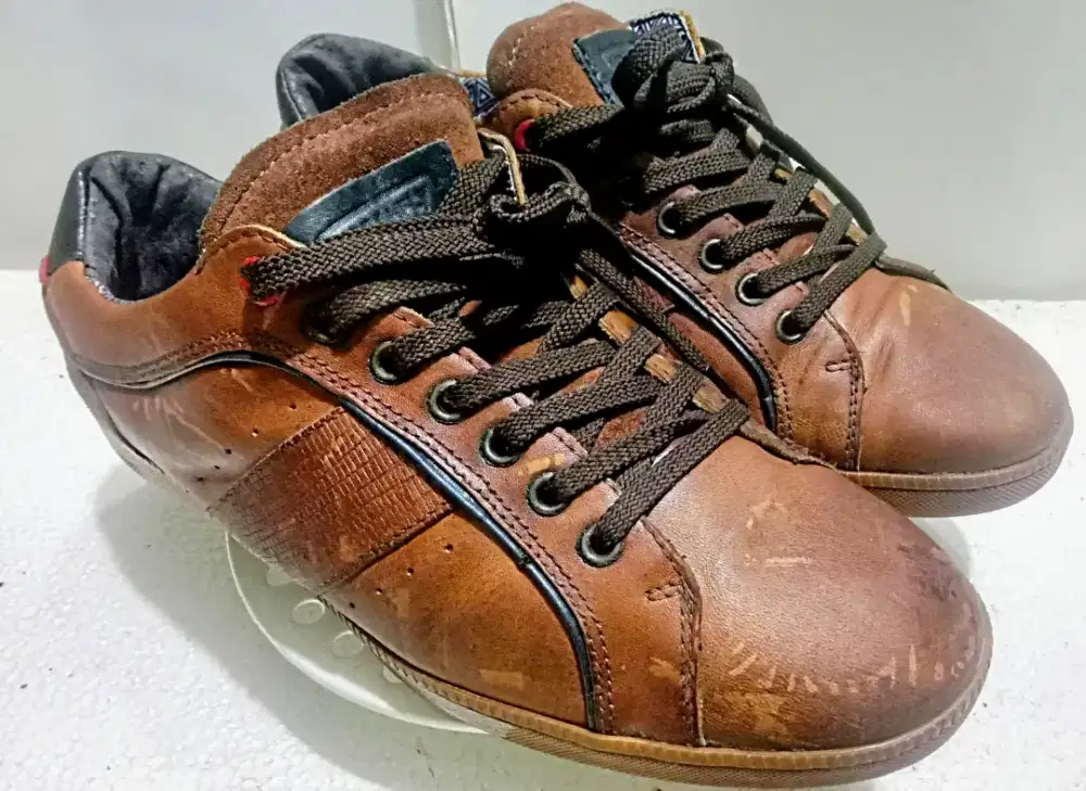 Size 41 - Urbanfly - Sepatu Pria Casual Kulit Keren Kekinian