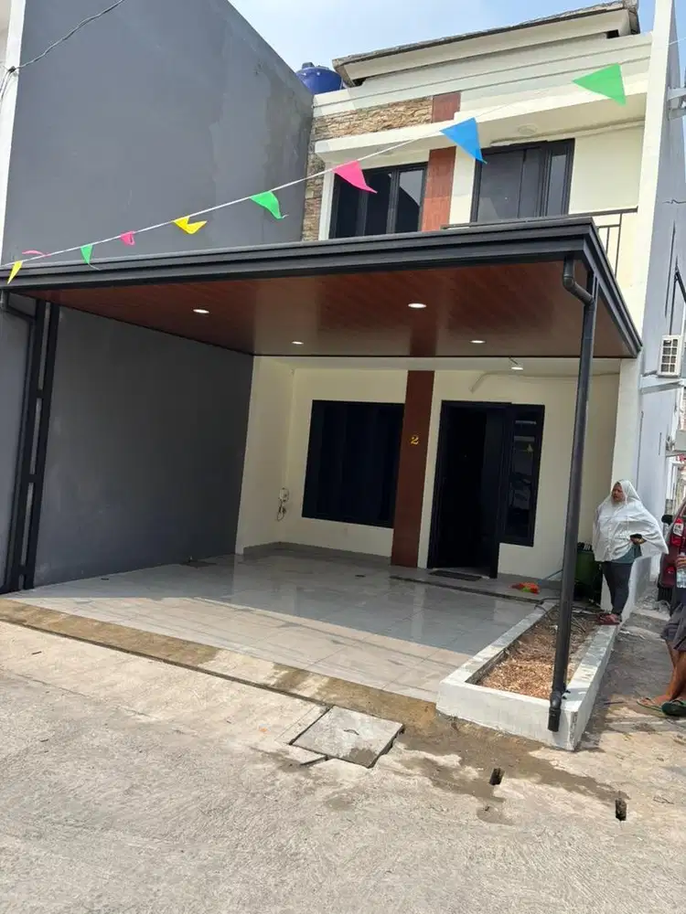Pemasangan kanopi minimalis