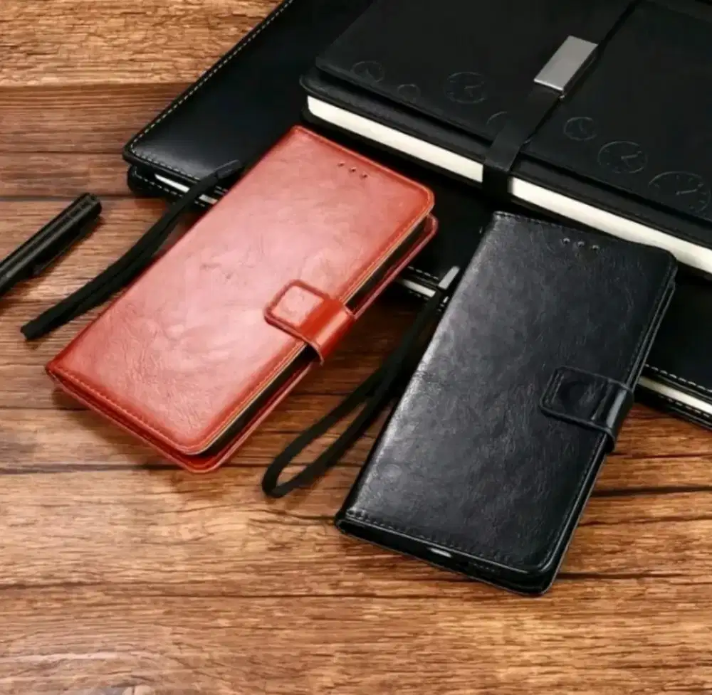 Flip casing dompet khusus semua tipe HP