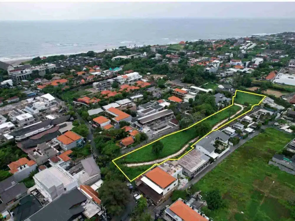 Turun harga tanah 70are main road berawa canggu 400m pantai 1,9M/are bs split 25 are