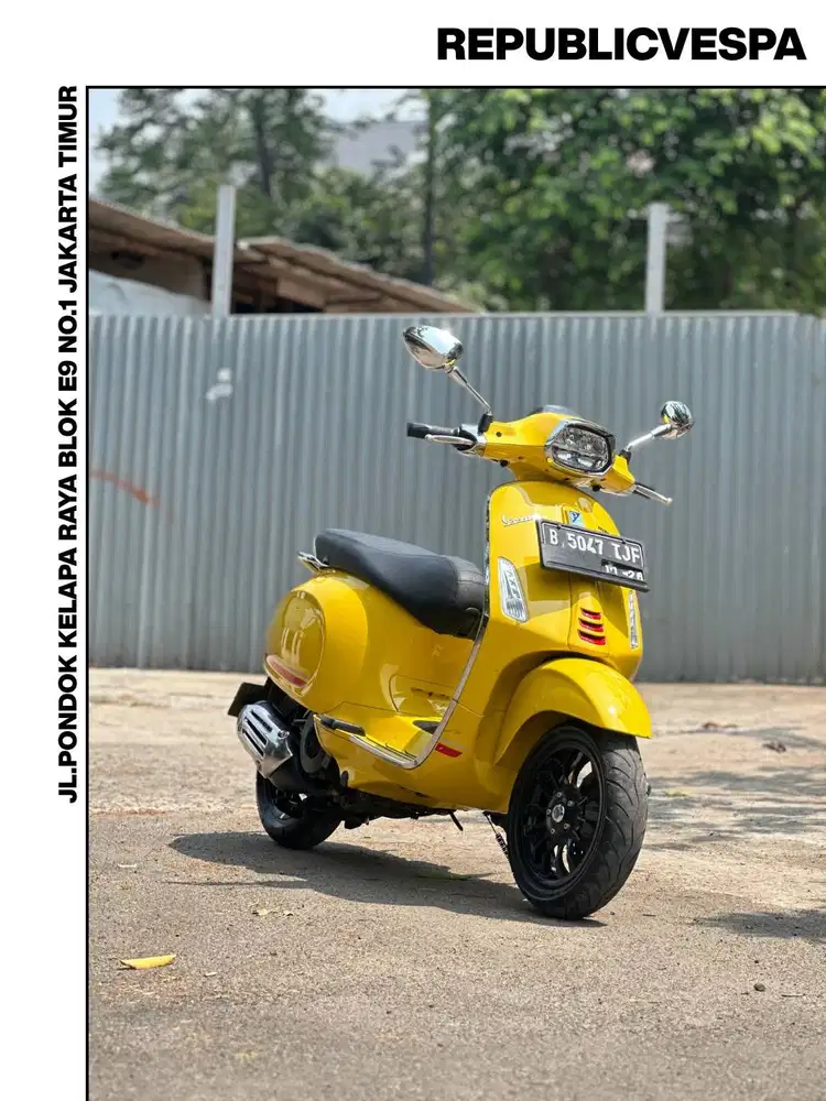 TERMURAH VESPA SPRINT S150 ABS FACELIFT TAHUN 2021 WARNA YELLOW SOLE