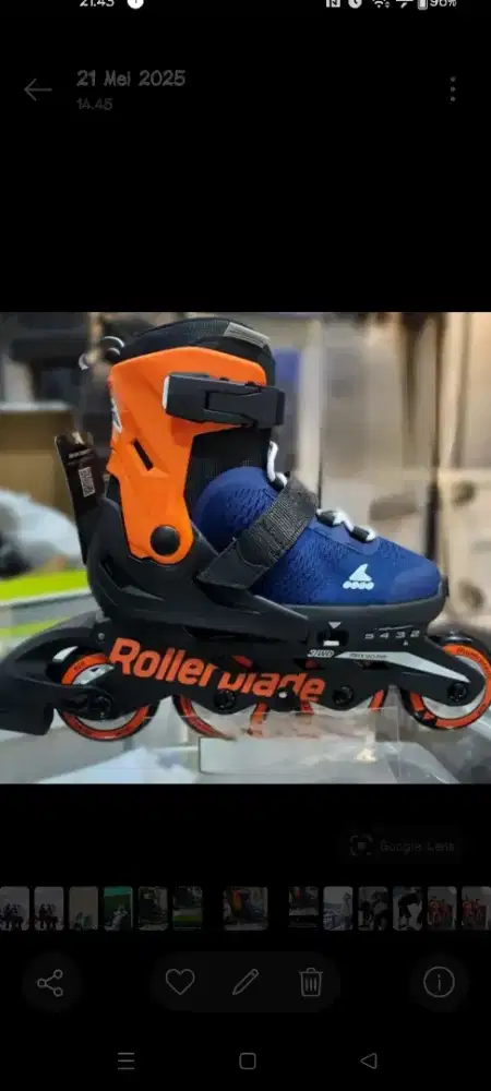 Sepatu Roda Roller Blade kids orange