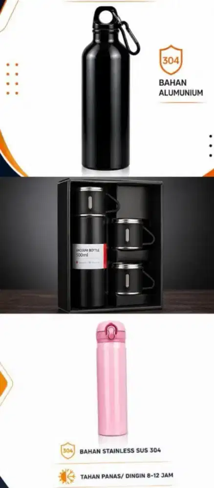 botol minum / tumbler stainless