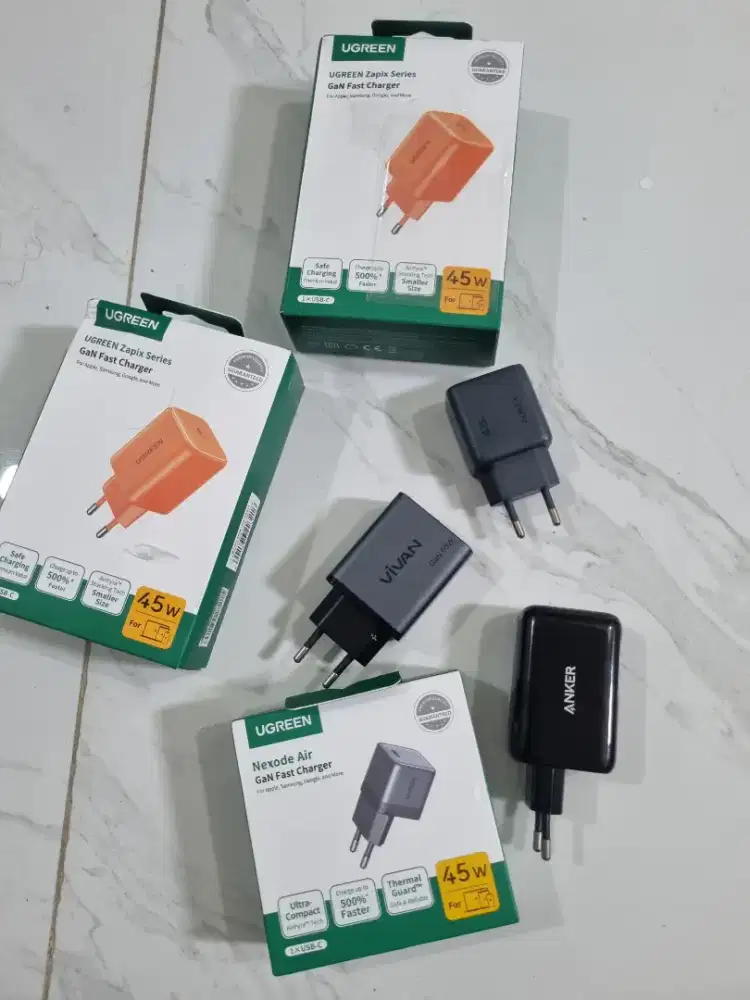 Charger Fast Ugreen Anker Aukey Vivan