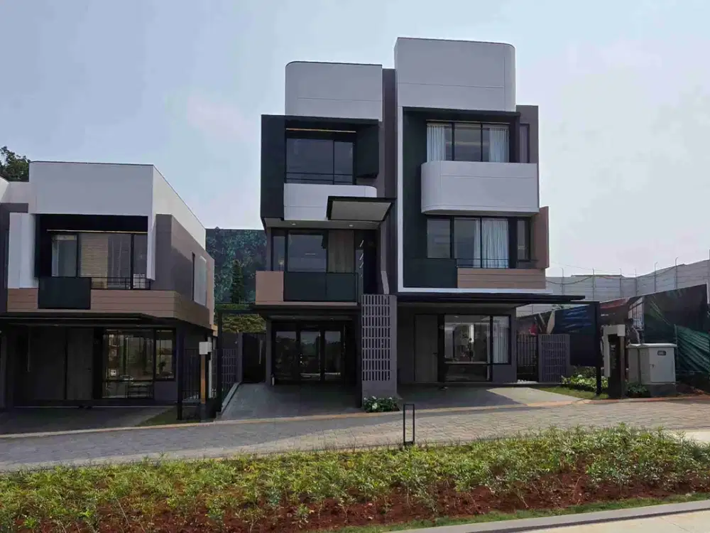 PROMO Rumah 3 Lantai Park Serpong Tipe TreeTops Crafted FREE PPN 100%.