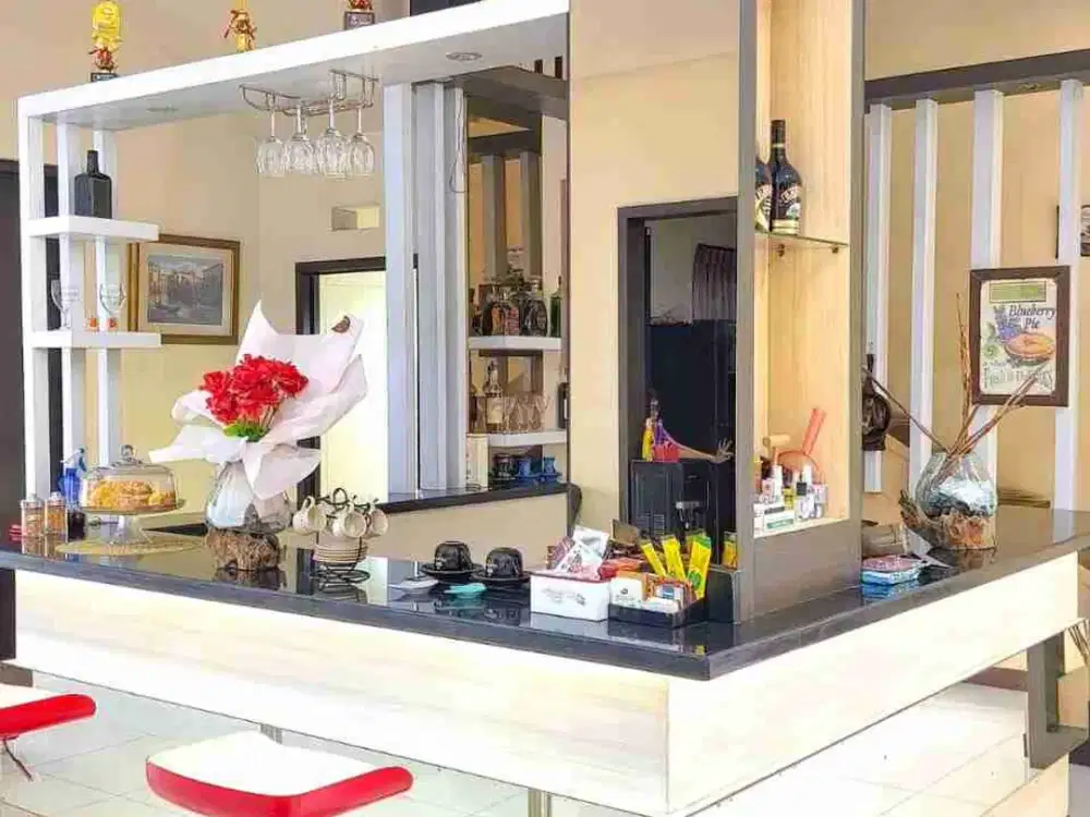 rumah mewah jual cepat full renov di cluster Asia tropis harapan indah bekasi