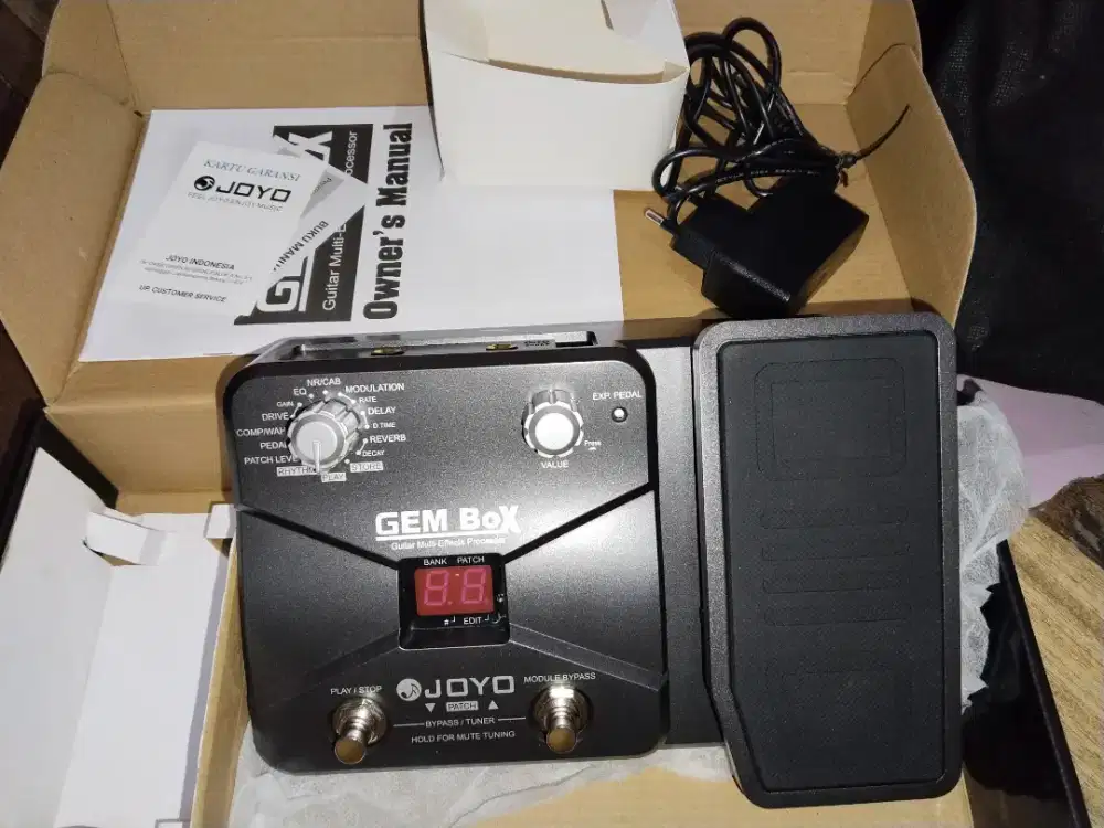 efek gitar digital joyo gem box mantap like new nett