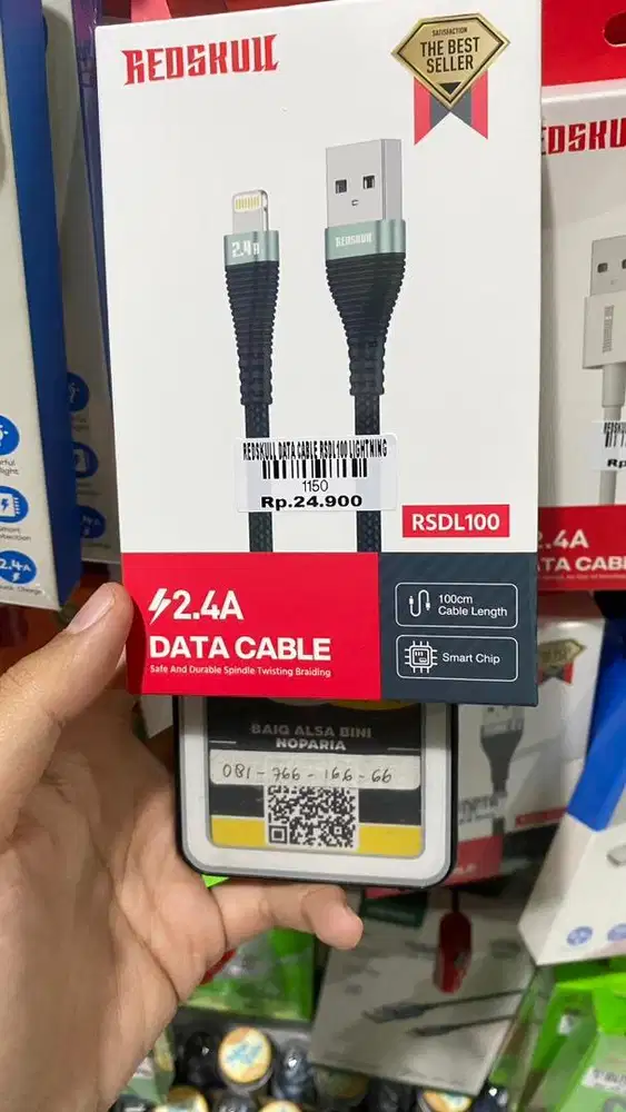 REDSKULL DATA CABLE RSDL 100 LIGHTNING