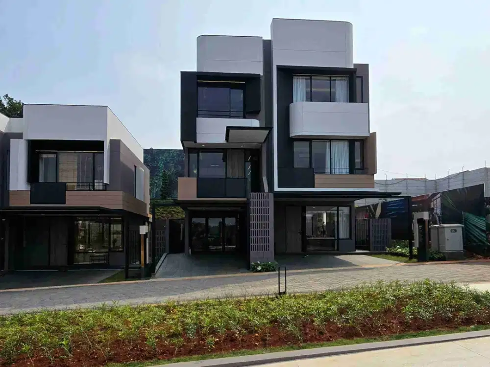 Park Serpong Tipe TreeTops Crafted Rumah 3 Lantai 4 Kamar Tidur.
