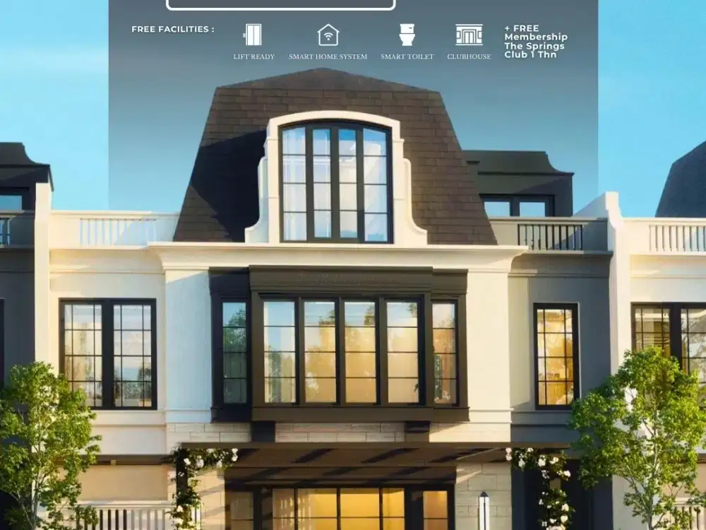 Rumah parisian! By summarecon BELLEFONT EAST ga beli pasti nyesel!