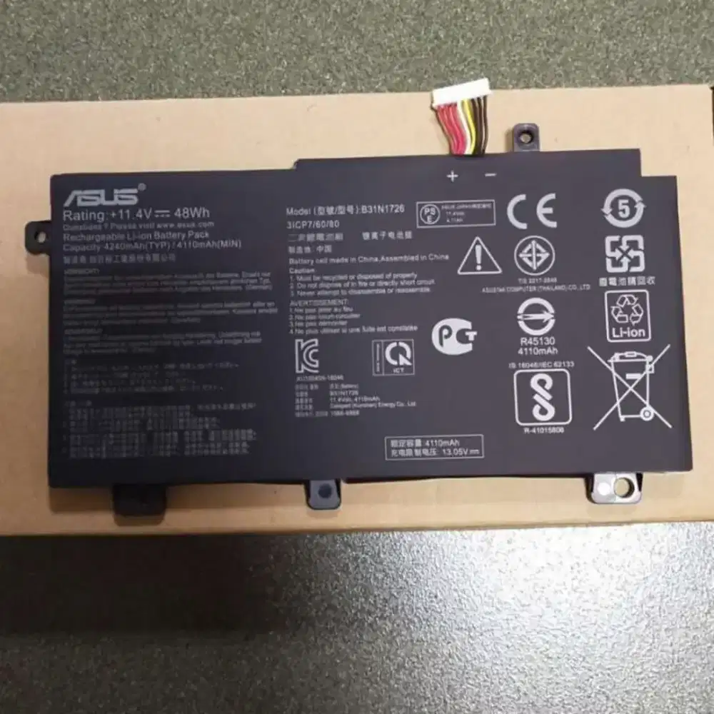 Baterai baru original Laptop  Asus TUF Gaming F15 FX506LH 48Wh