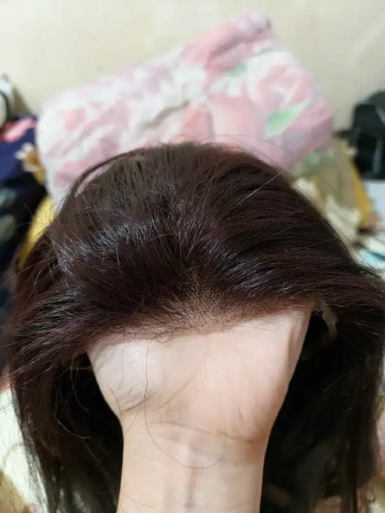 Wig full lace bebas belahan