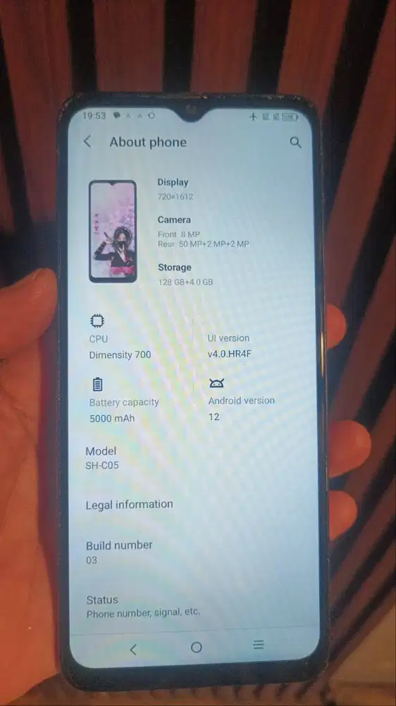Sharp Aquos V6 5G ram 4+128 GB unit only