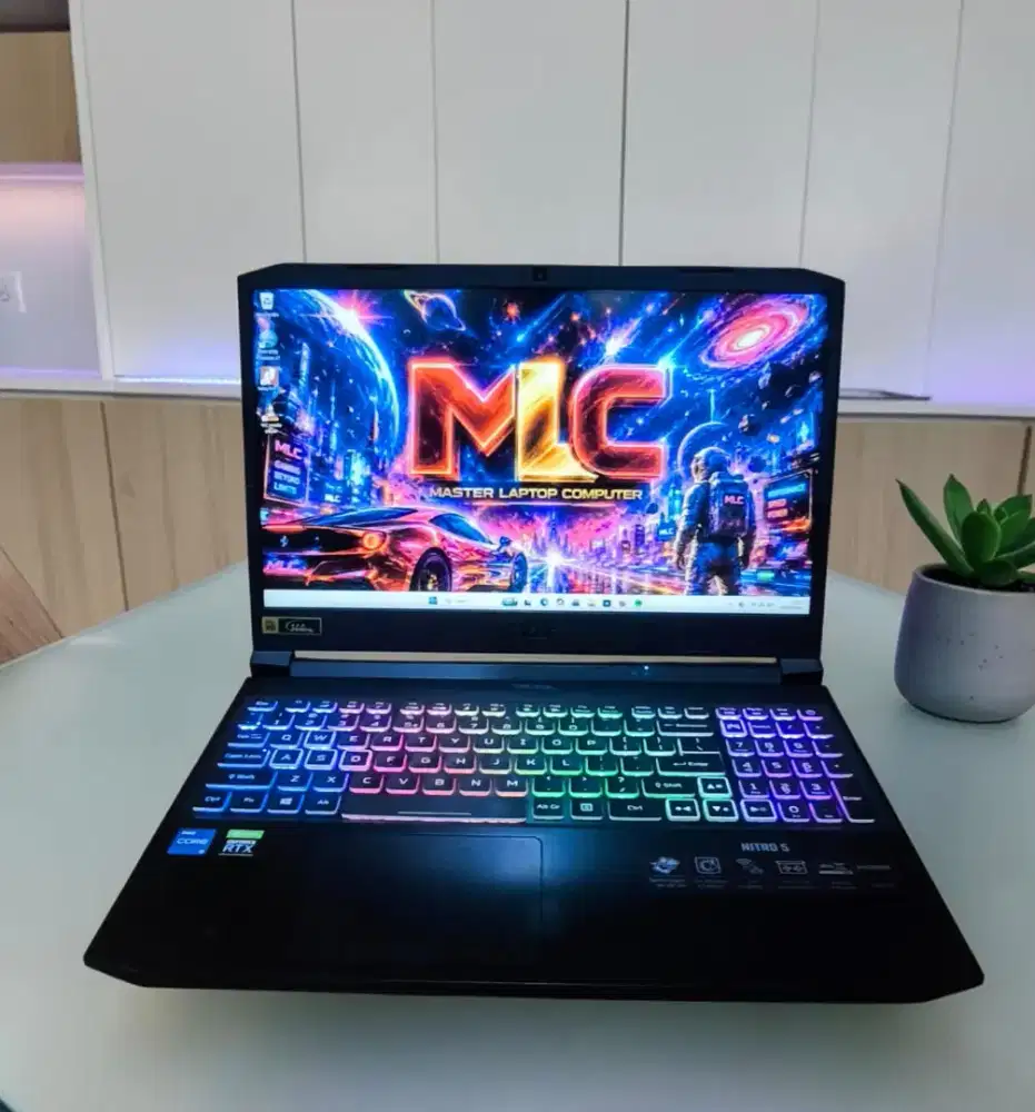 Acer Nitro 5 Core i5 gen 11 Ram 8/512gb Ssd Dual Vga Nvidia Rtx COD