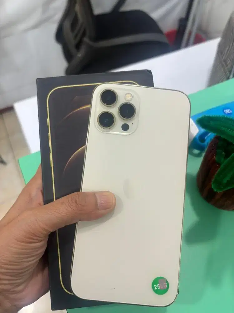 IPHONE 12 PROMAX 256 ALL OPERATOR BH 100% GOLD