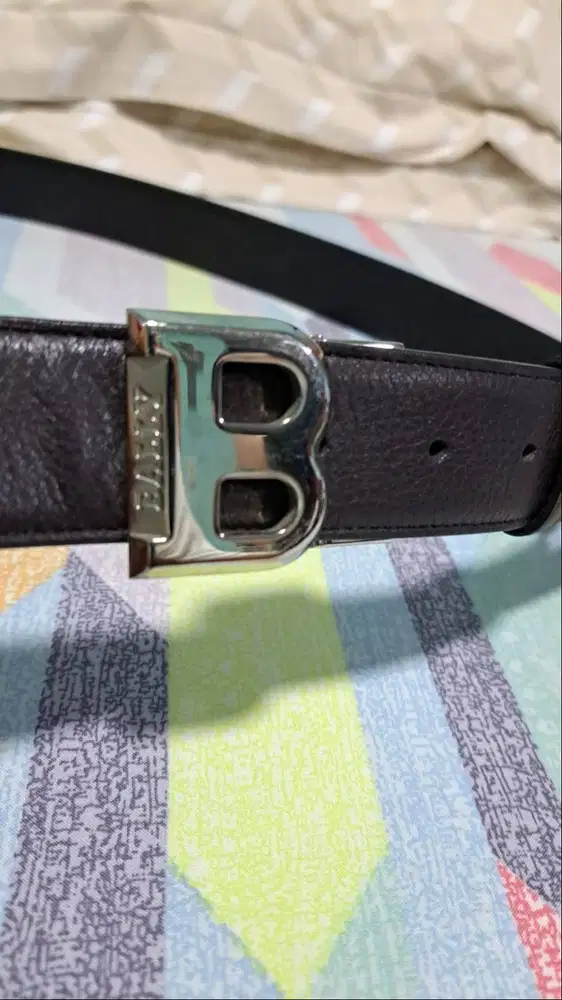 Dijual Ikat Pinggang Genuine Leather Pria Bally Asli