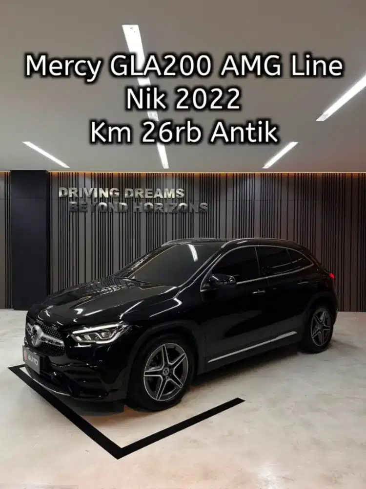 Mercedes Benz GLA200 2023 Mercy GLA 200 Hitam Km26rb Nik 2022 B2987SMK