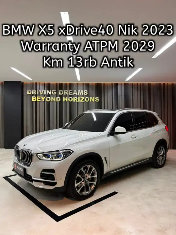 BMW X5 XDrive40i 7-Seater AT 2023 Putih Km13rb mdl 2022 B2824BJG