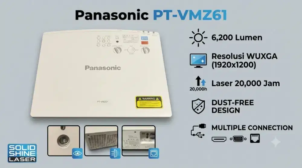 Proyektor Panasonic PT-VMZ61