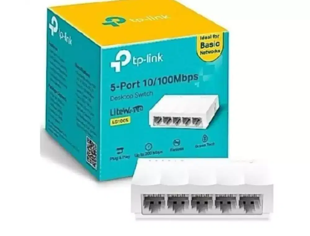Switch tp link 5 port 10/100 mbps  LS-10005