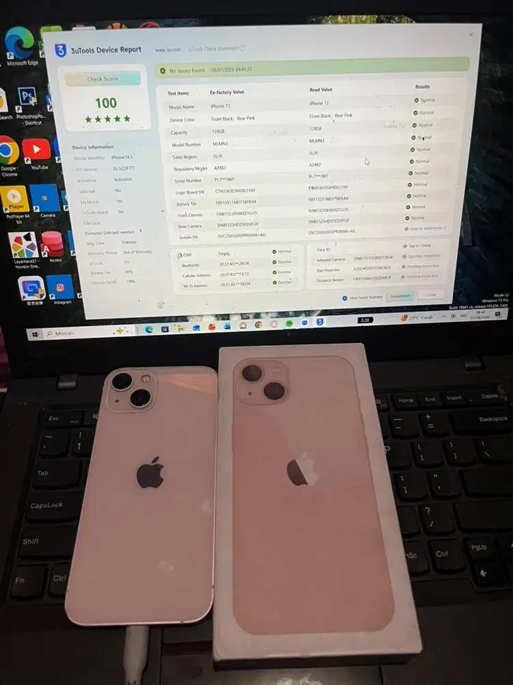 iphone 13 inter 128 gb pink