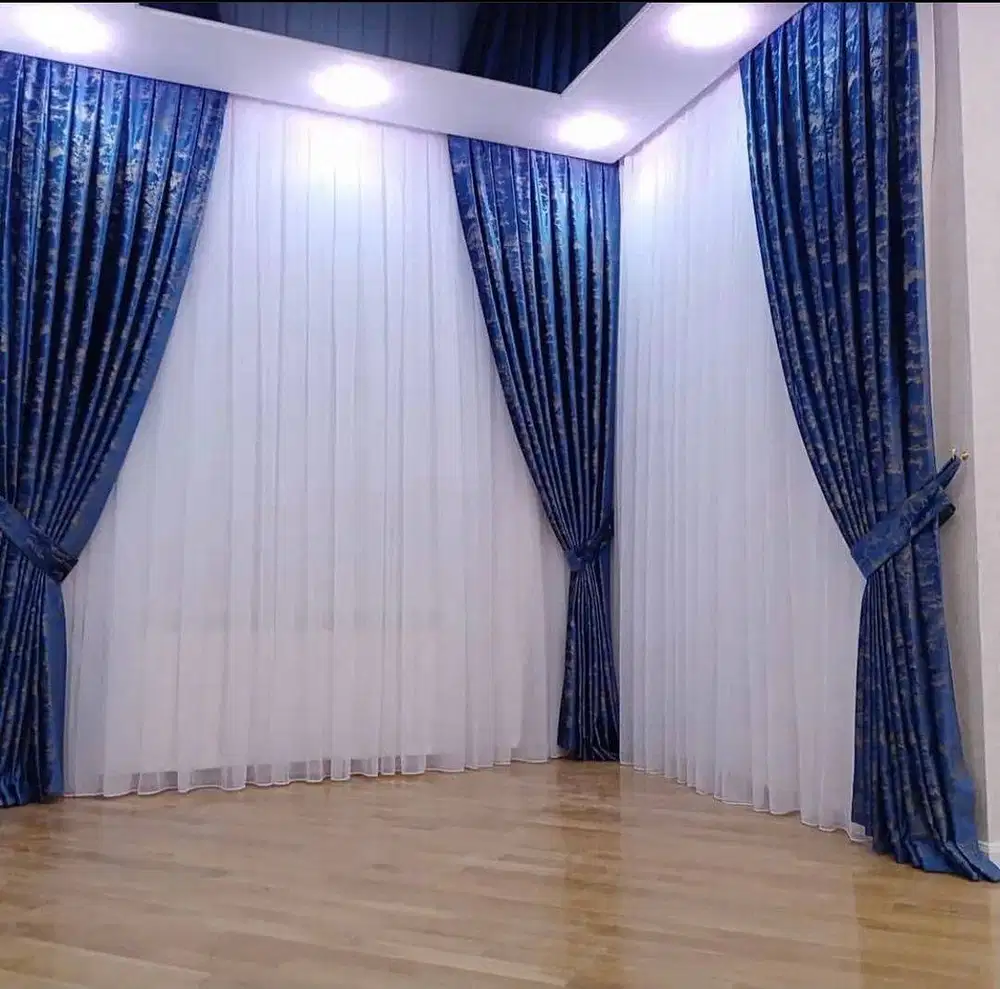Jasa Pasang Gorden Custom Wallpaper Dinding 3D Gordyn Hordeng Korden