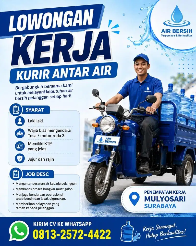 LOKER KURIR AIR ISI ULANG