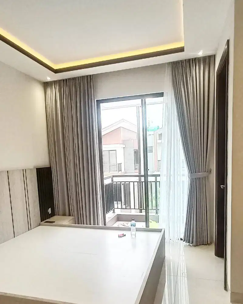 Menerima Pemasangan Gorden Wallpaper Dinding 3D Gordyn Hordeng Korden