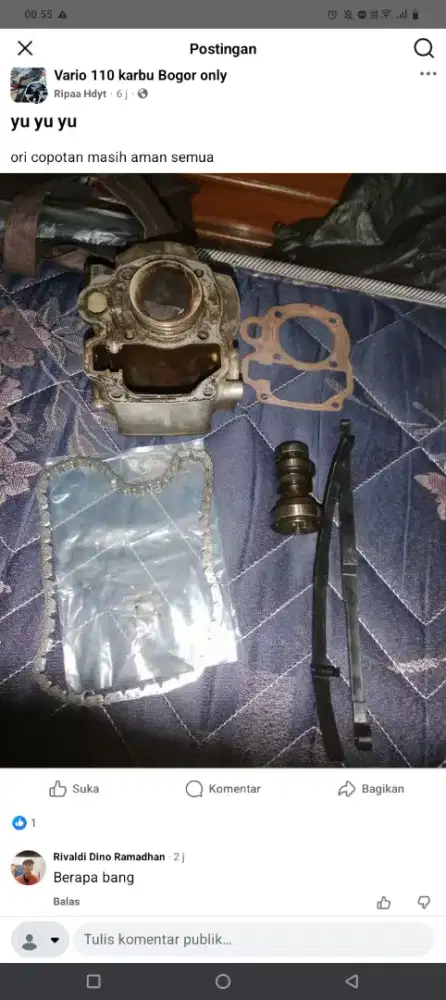 jualan sperpart copotan