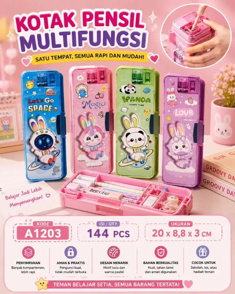 KOTAK PENSIL A1203