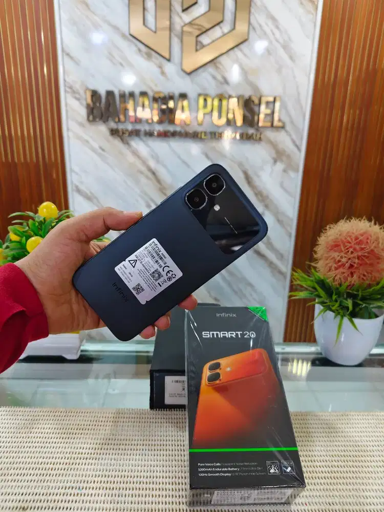 Infinix Smart 20 Ram 8Gb (4+4) 128Gb Fullset Mulus Like New Bergaransi