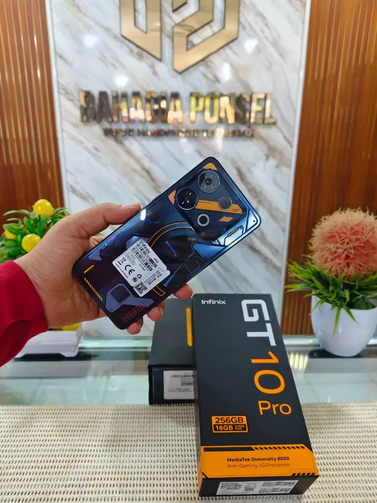 Infinix GT 10 Pro 5G Ram 8+8Gb/ 256Gb Fullset Mulus Original 100%