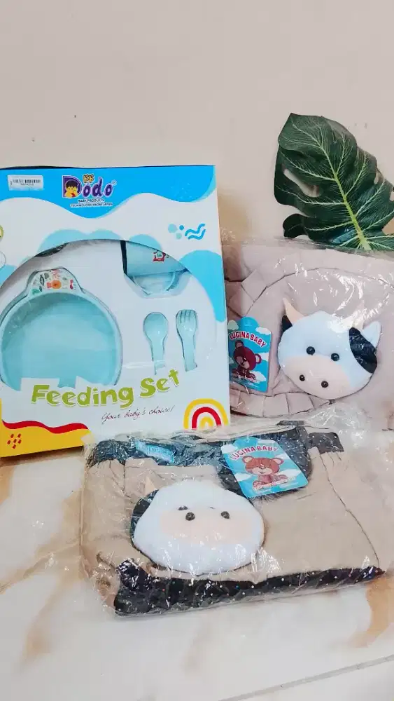 Paket Isi 3 (Feeding Set,Gendongan ,Tas Bayi)