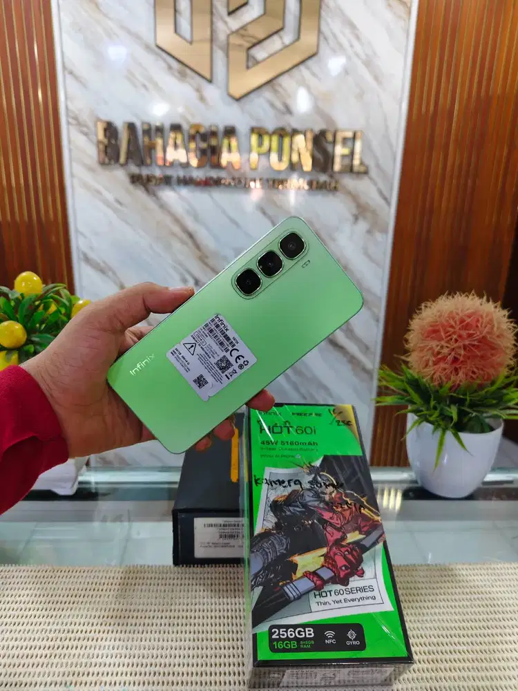 Infinix HOT 60i Ram 8+8Gb/ 256Gb Fullset Mulus Like Bew Bergaransi