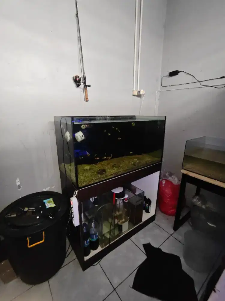 Aquarium fullset kabinet