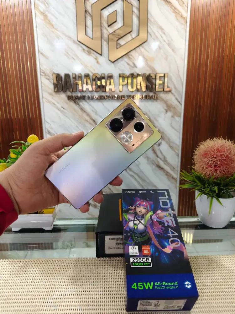 Infinix Note 40 Ram 8+8Gb/ 256Gb Fullset Mulus Original 100% Bergarans