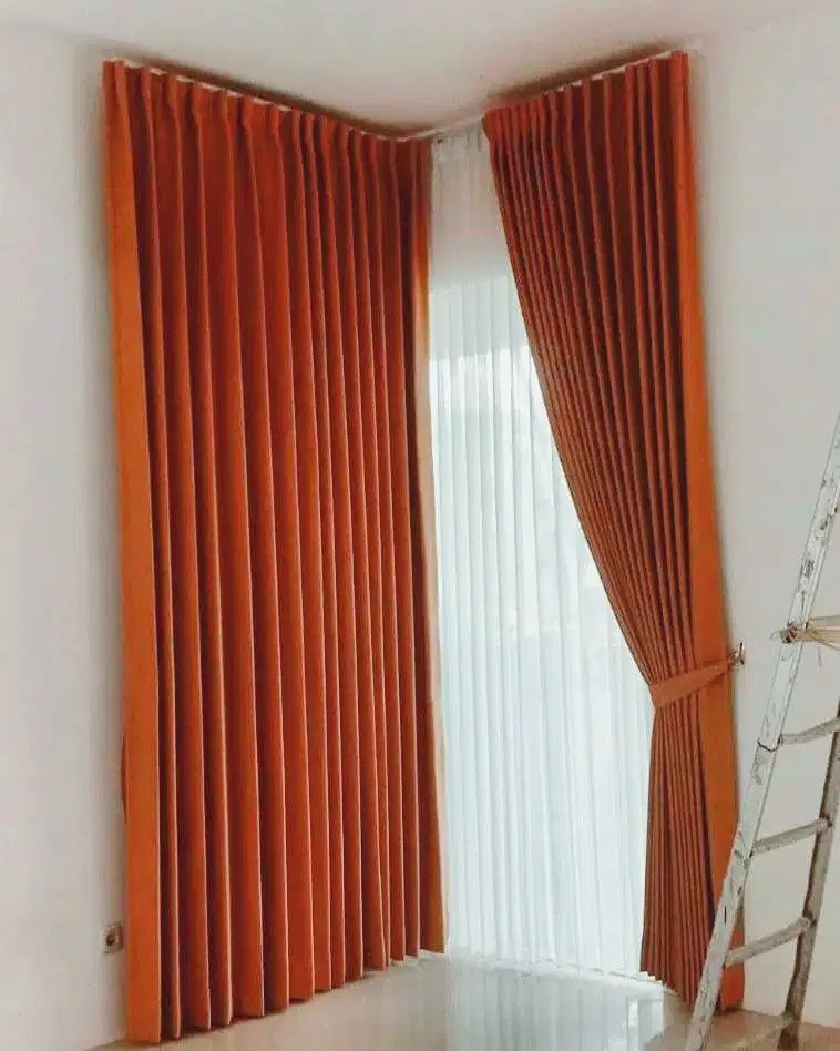 Menerima Pemasangan Gorden Wallpaper Dinding 3D Gordyn Hordeng Korden