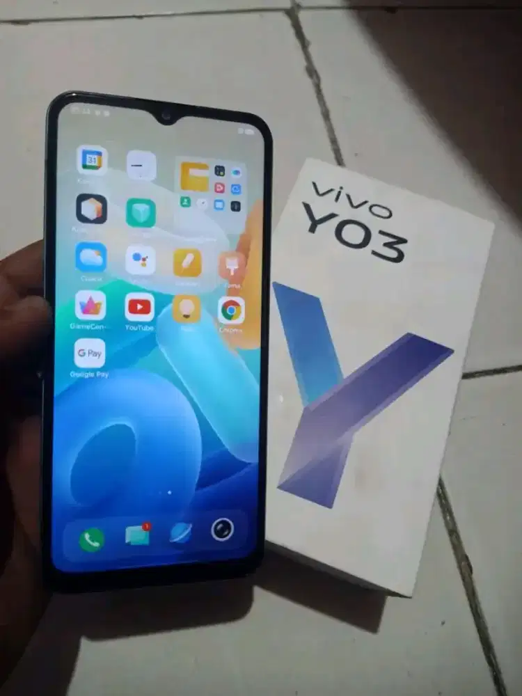 hp vivo y03 mulus fullset ram 8/256 jual saja