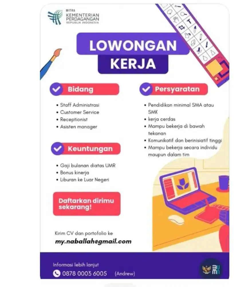 Lowongan kerja administrasi