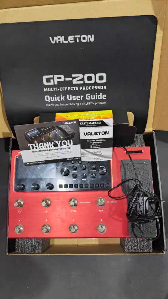Efek Valeton GP-200R Fullset, Not Mvave, Helix, Nux, Zoom, Sonic
