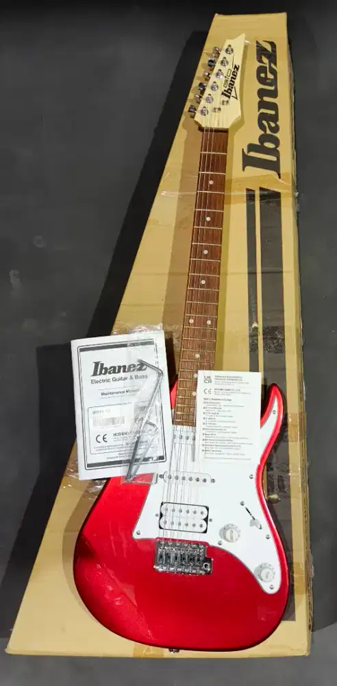 Gitar Ibanez GRX40 Candy Apple Fullset Not Fender, Yamaha, Cort, PRS