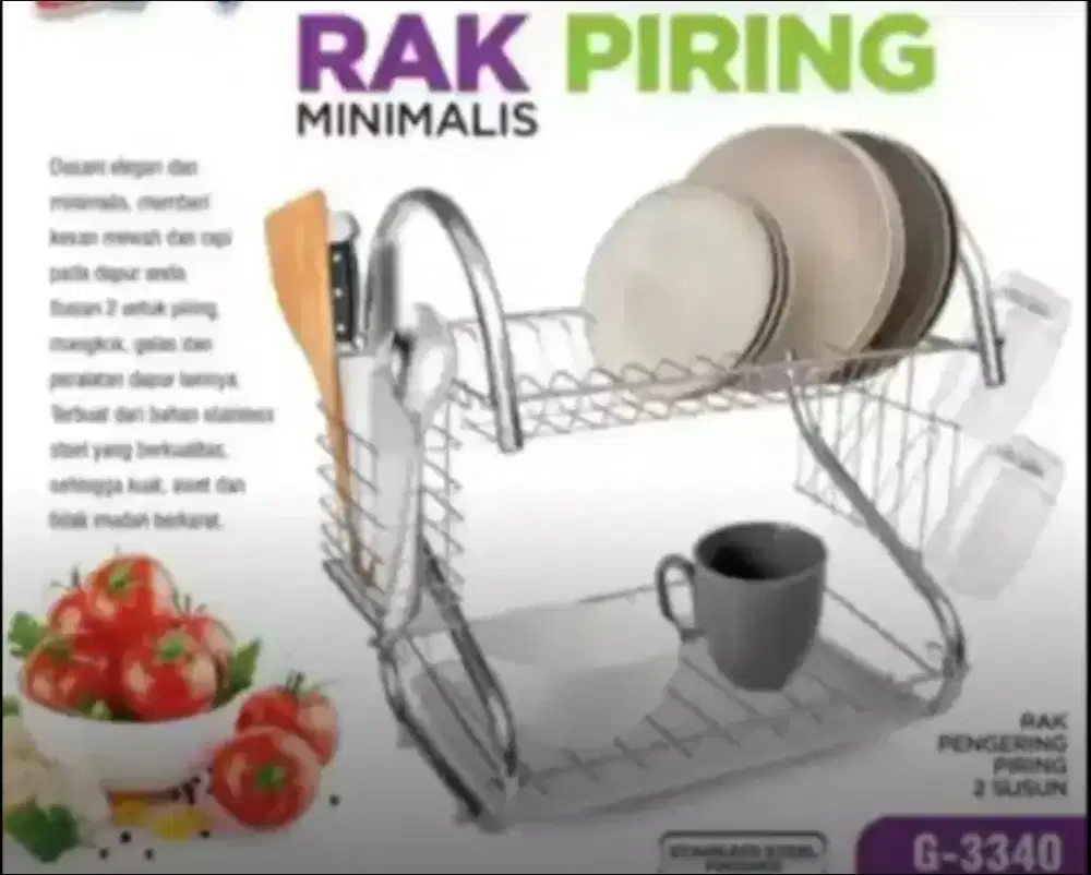 Rak Piring Stainless