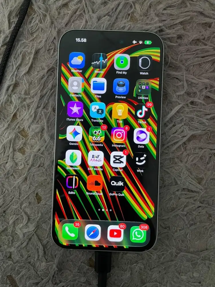 iPhone 15 Plus 128gb inter fullset