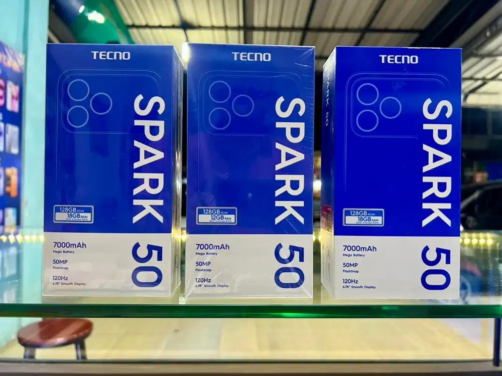 TEHNO SPART 50 RAM 12/128GB (BARU) GARANSI RESMI INDONESIA