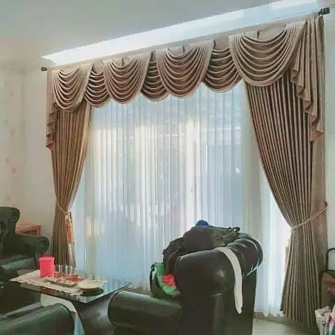 Jual Gorden Jendela & Pintu Gordyn Model Terbaru Wallpaper Dinding 3D